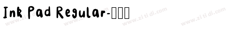 Ink Pad Regular字体转换